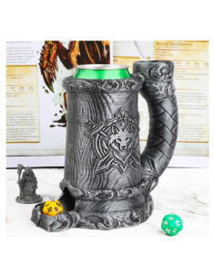 Torre de Dados AUSPDICE Plata para RPG y D&D - Soporte 3 en 1