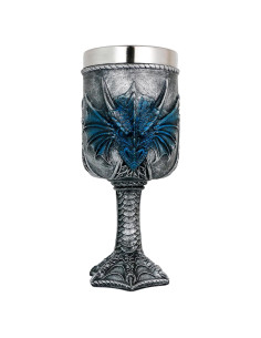 Cáliz Grande Dragón Azul Medieval Alikiki - 0.47L