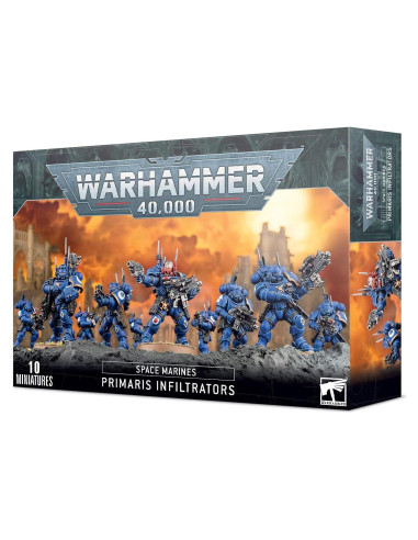 Warhammer 40k: Infiltradores Primaris Games Workshop - 5 modelos