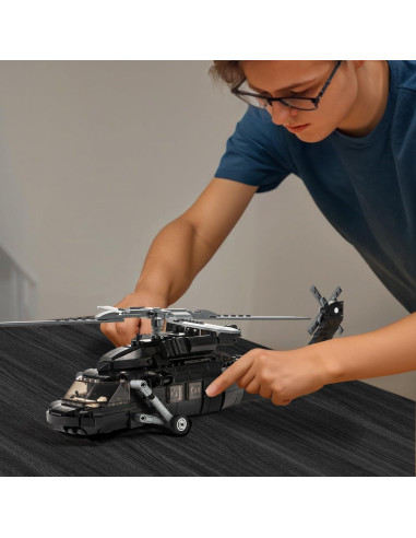 Helicóptero Black Hawk DAHONPA 692 Piezas Juguete Educativo