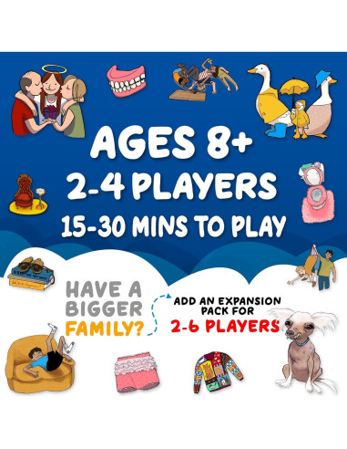 Juego de Cartas de Herencia Abuela Muerta V1 para 2-4 Jugadores