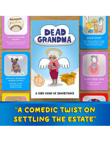 Juego de Cartas de Herencia Abuela Muerta V1 para 2-4 Jugadores