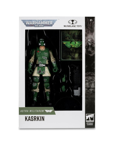 Figura McFarlane Warhammer 40,000 Kasrkin 11 cm detallada