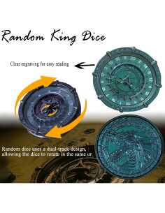 Dados Aleatorios Rey 7-en-2 SIGNALPLUS para D&D 2