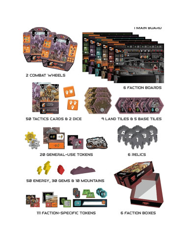 Juego de Mesa Circadians: Caos Orden - Renegade Game Studios