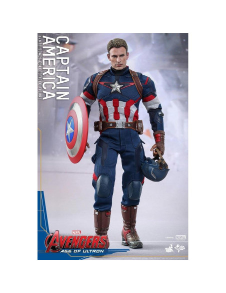Figura Coleccionable Hot Toys Capitán América MMS 281 1/6 Figura Coleccionable Hot Toys Capitán América MMS 281 1/6