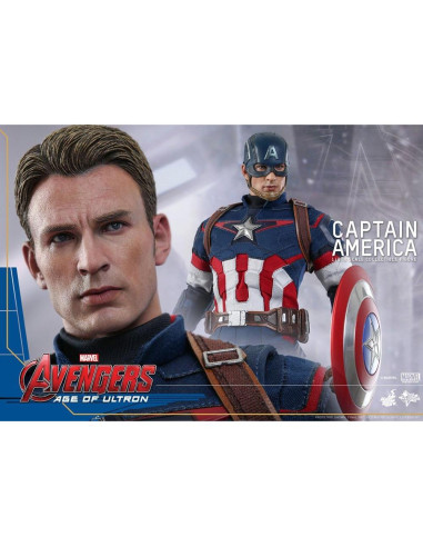 Figura Coleccionable Hot Toys Capitán América MMS 281 1/6