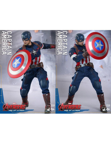 Figura Coleccionable Hot Toys Capitán América MMS 281 1/6