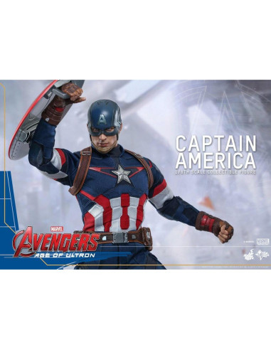 Figura Coleccionable Hot Toys Capitán América MMS 281 1/6
