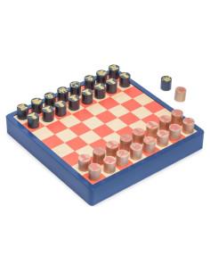 Juego de Ajedrez y Damas 2-en-1 Yellow Mountain 30 cm