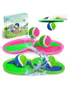 Set de Atrapar Pelotas Jalunth - 2 Palas y 2 Pelotas