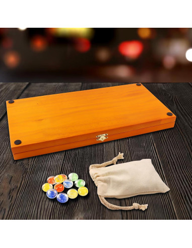 Juego de Mesa Mancala GSE Roble Plegable para 4 Jugadores