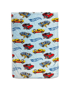 Manta Hot Wheels Cudlie 101.6x76.2 cm Felpa Multicolor