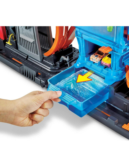 Set de lavado de coches Hot Wheels City Ultimate Octo 121 cm