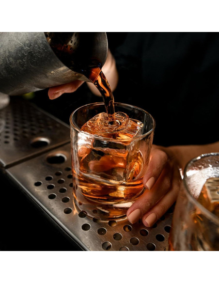 Bandeja de Hielo Grande Samuelworld 6 Cubos 5 Piezas con Tapa