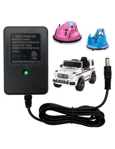 Cargador 12V ETL para Coches de Montar y Juguetes Eléctricos