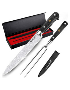 Juego de Cuchillo de 20.3 cm y Tenedor de 17.8 cm MOSFiATA