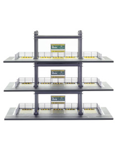 Vitrina de Garaje 1:64 Gtcwmx 3 Pisos 15 Autos Diecast