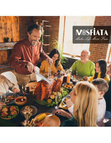 Juego de Cuchillo de 20.3 cm y Tenedor de 17.8 cm MOSFiATA