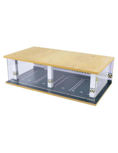 Estuche de exhibición MUSESPANI para 4 coches 1:24 LED