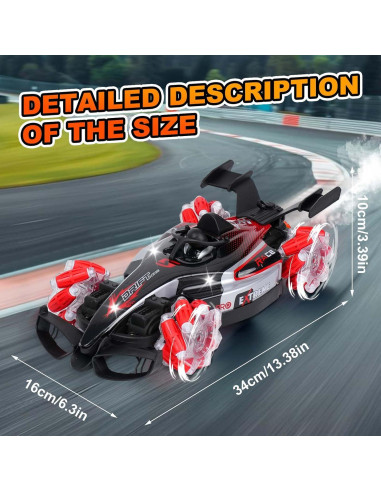 Coche RC Glouslove F1 1:12 Todo Terreno 15 km/h Luces