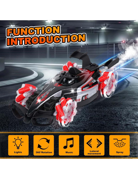Coche RC Glouslove F1 1:12 Todo Terreno 15 km/h Luces