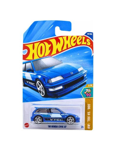 Hot Wheels 1/10 Honda Civic EF 1990 Azul Coleccionable