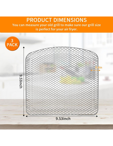 Bandeja de Goteo Chefman 6.3QT 3 Piezas Acero Inoxidable