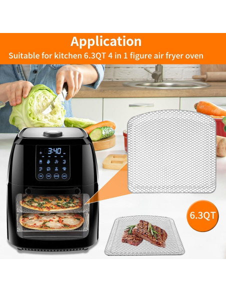 Bandeja de Goteo Chefman 6.3QT 3 Piezas Acero Inoxidable