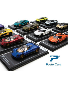 Modelo a Escala 1:64 Pagani Huayra Codalunga Verde PosterCars 2