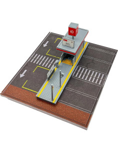 Exhibidor de Autos a Escala 1:64 Malamfans con LED 2