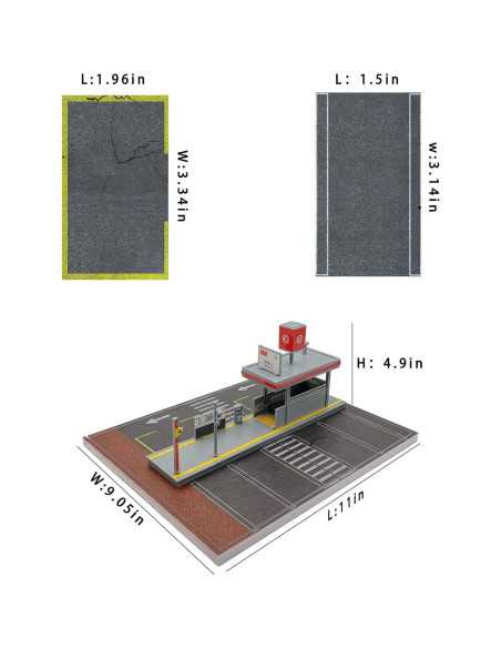 Exhibidor de Autos a Escala 1:64 Malamfans con LED