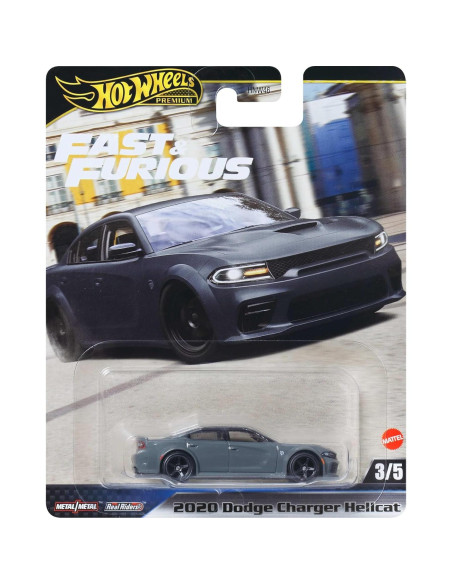 Coche Hot Wheels Premium Rápido y Furioso 1:64 Metal Mattel