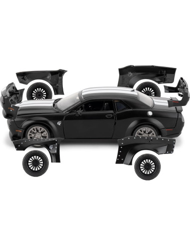 Coche Desmontable LOVEPOSELY Dodge Challenger 2022 Negro