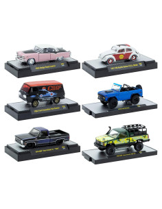 Set de 6 Coches Diecast M2 Machines Edición Limitada 1/64