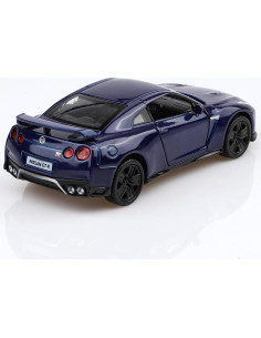 Coche Diecast Nissan GTR R35 Azul 1/36 Retroceso 2