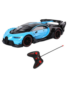 Coche Deportivo RC Chiron Azul y Negro 1/14 para Niños