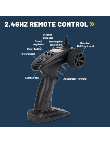 Barco RC YIDOFJ Speed King 34cm Sin Escobillas LED