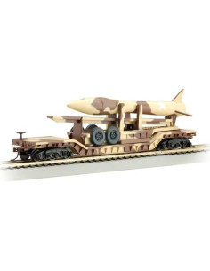 Carro Plano Depresionado Bachmann 52' Camuflaje HO 2