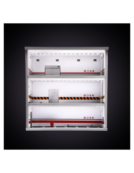 Estuche de exhibición SODONAD 3 capas para autos 1:64 con LED