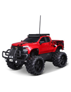 Maisto R/C Todo Terreno 1:16 Chevrolet Silverado 2019 Rojo