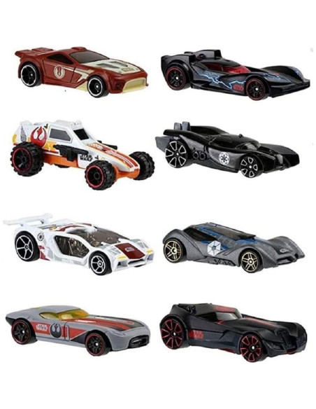 Hot Wheels Star Wars 2015 Set de 8 Vehículos Metal 1:64