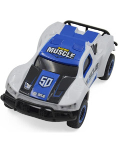 Coche RC Blomiky D143 4WD 14.48 km/h Azul Blanco 2