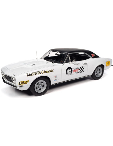 Modelo Diecast 1:18 Chevrolet Camaro SS 1967 Blanco
