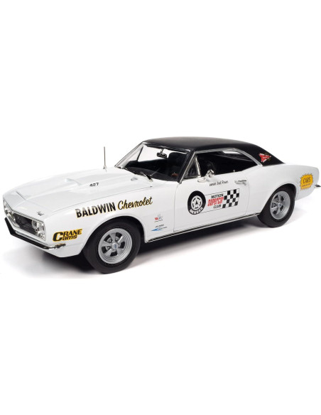 Modelo Diecast 1:18 Chevrolet Camaro SS 1967 Blanco