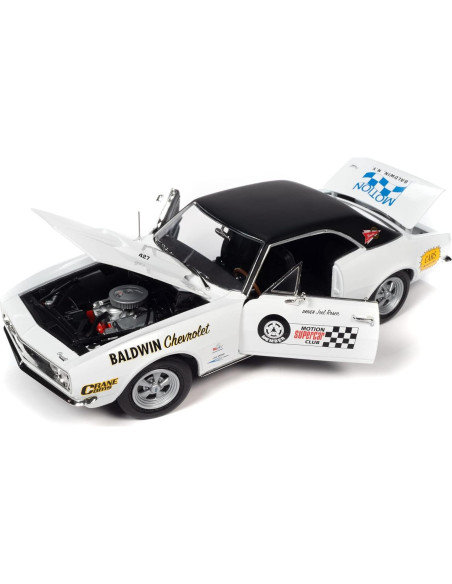 Modelo Diecast 1:18 Chevrolet Camaro SS 1967 Blanco