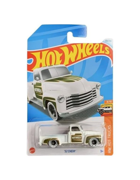 Hot Wheels 52 Chevy Blanco Coleccionable 1:64 HW Hot Trucks