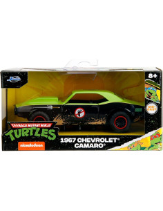 Jada Toys Chevrolet Camaro TMNT 1967 1:32 Metal Fundido 2