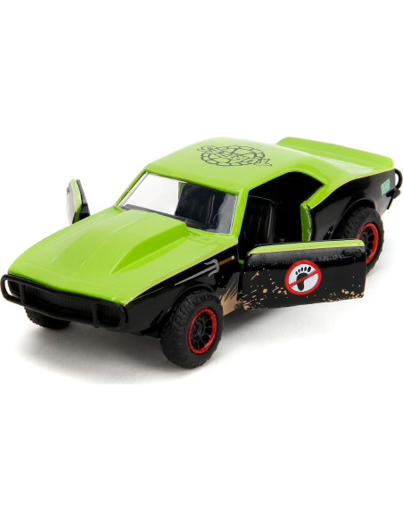 Jada Toys Chevrolet Camaro TMNT 1967 1:32 Metal Fundido