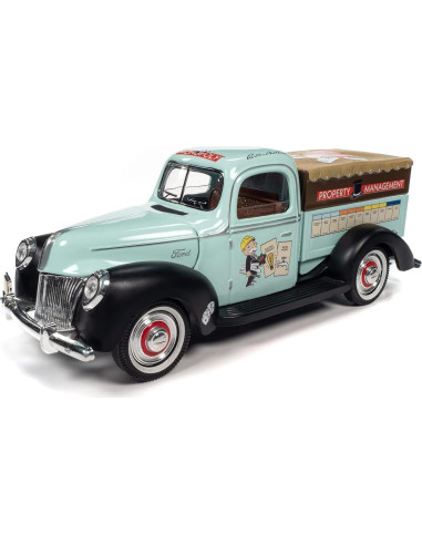 Caminón Ford 1940 Monopoly 1:18 Maquinaria de Pantalla